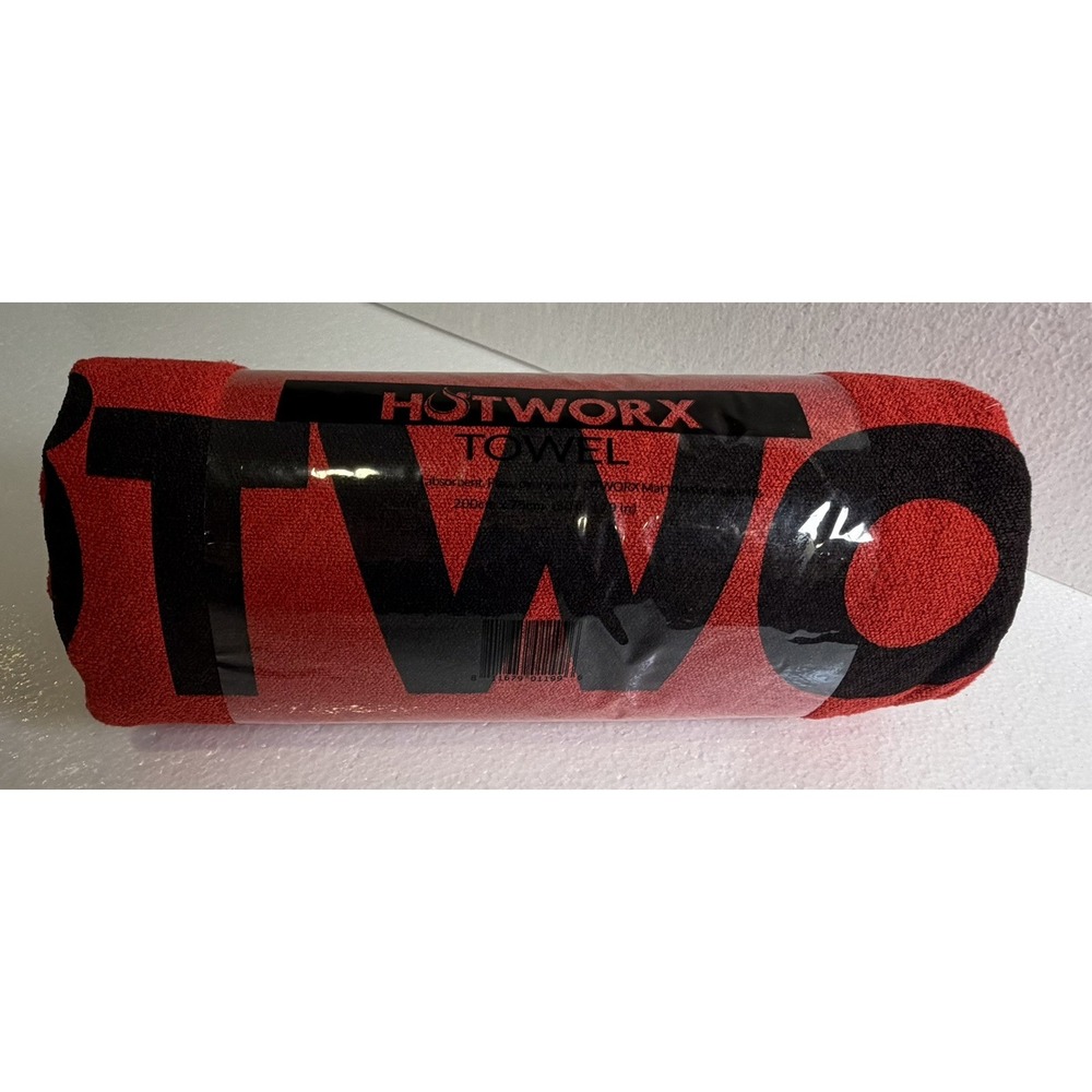 NEW HOTWORX Red Towel - Limited Edition No Slip 30"x79"